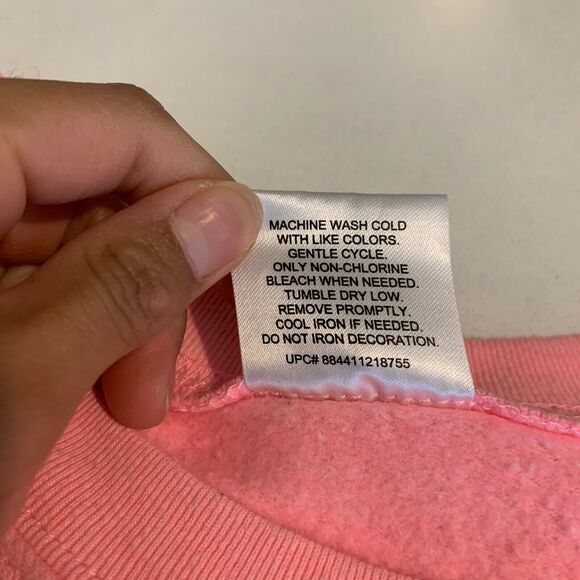 Nickelodeon Sweatshirt Womens L Large Bubblegum RugRats Big Graphic Pullover - Picture 10 of 13